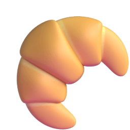 Croissant de manteiga